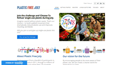 Desktop Screenshot of plasticfreejuly.org